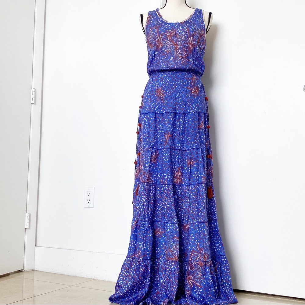NWT Poupette St Barth Tiered Maxi Dress